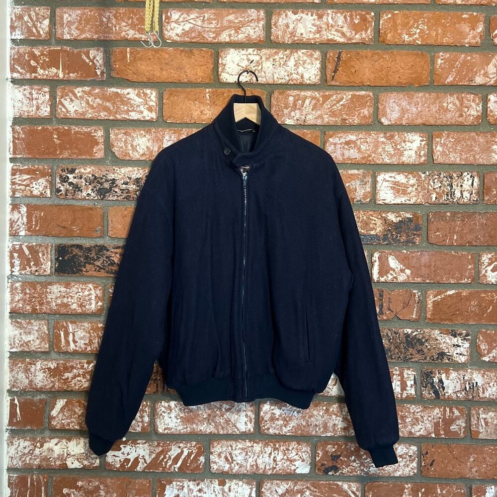 Wool bomber jacket
